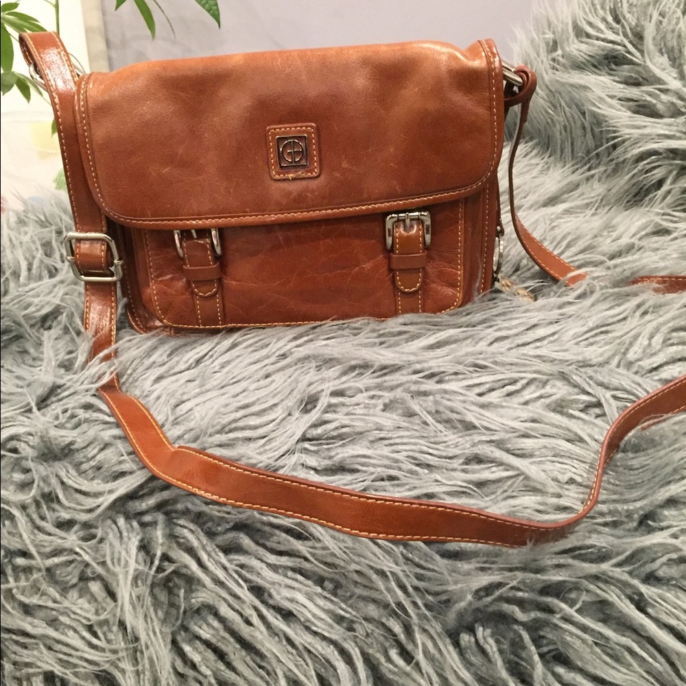 Gianni Bernini leather crossbody